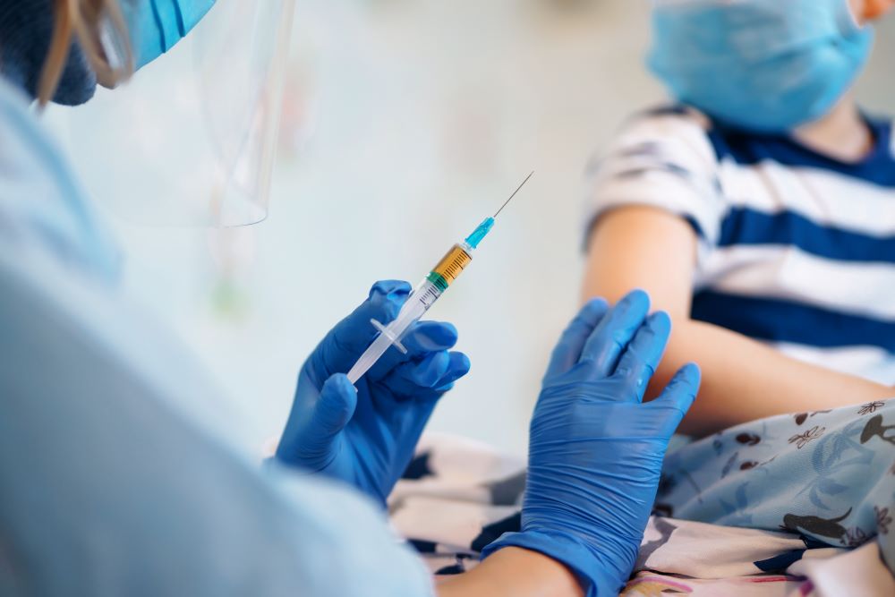 vaccination child at home vaccine