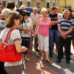 Кіровоград. Молодіжний журнал "Гречка" www.gre4ka.com.ua Селяни пікетували Кіровоградську ОДА(ФОТО)