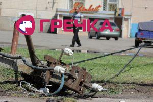 www.gre4ka.info - Інформаційний портал Гречка.Через непогоду у Кіровограді падають електроопори(ВІДЕО).