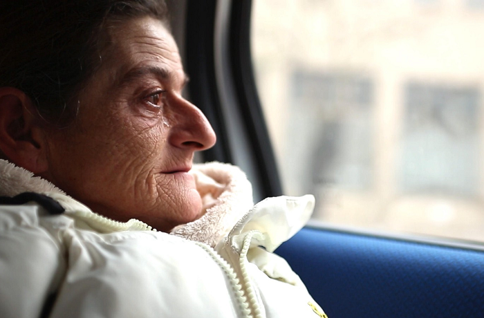 a captured woman