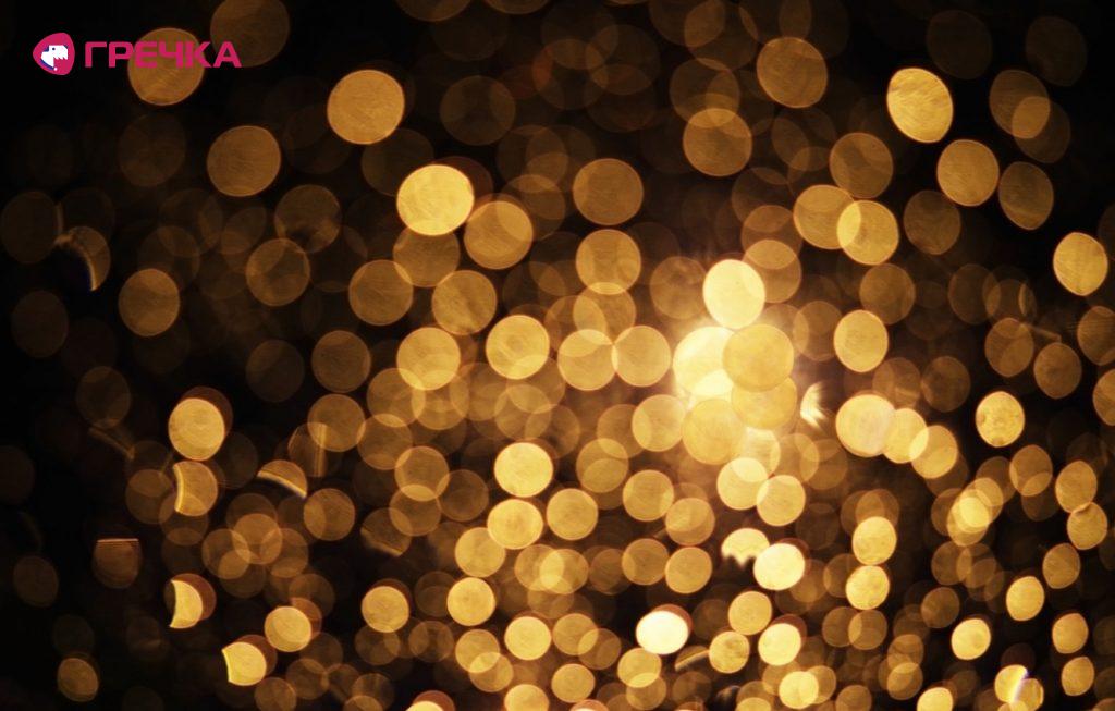 bokeh golden background ogni boke lights zolotoi fon svet