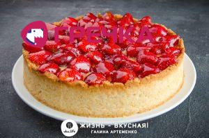 pirog so svezhej klubnikoj 1
