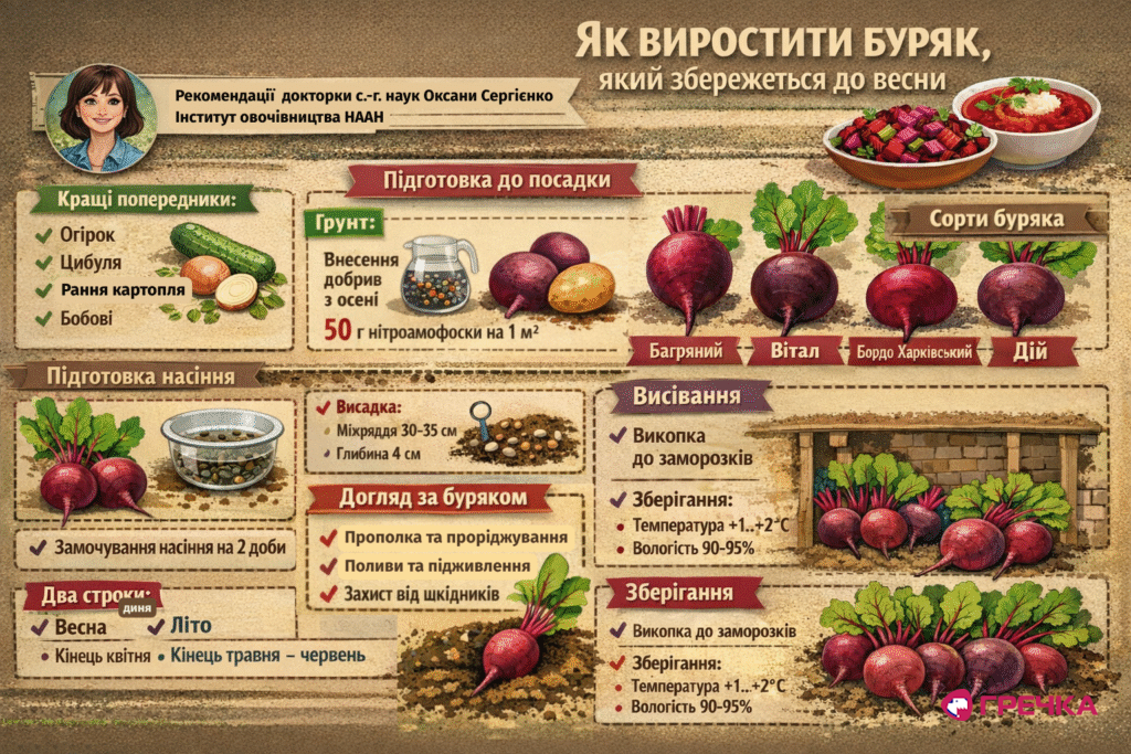 Як виростити буряк