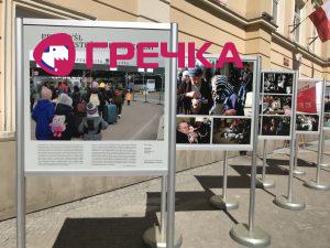 виставка біля міськради Перемишля травень 2022