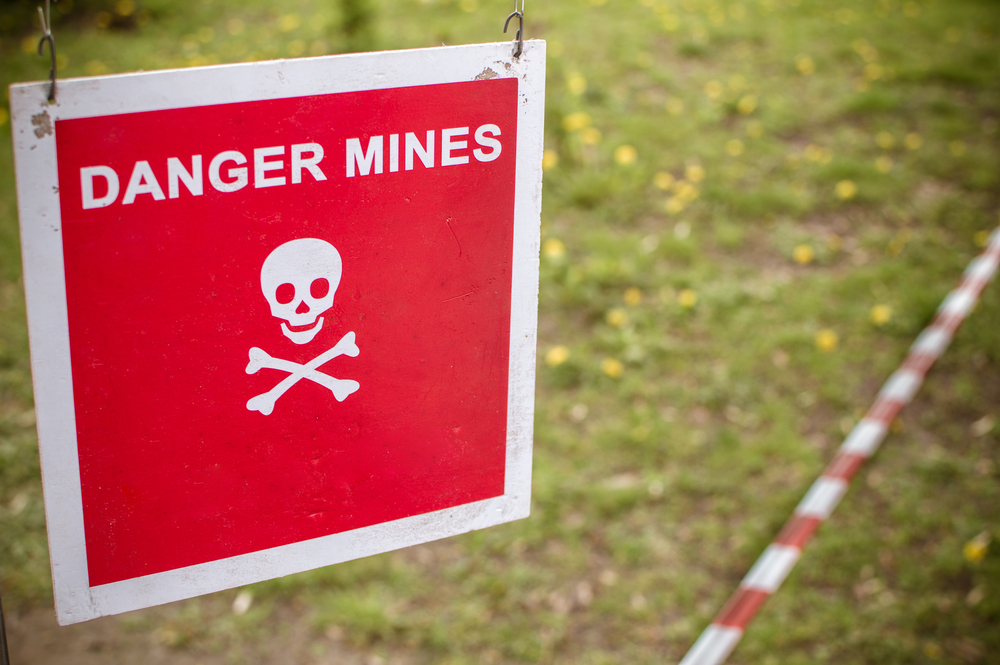 danger mines