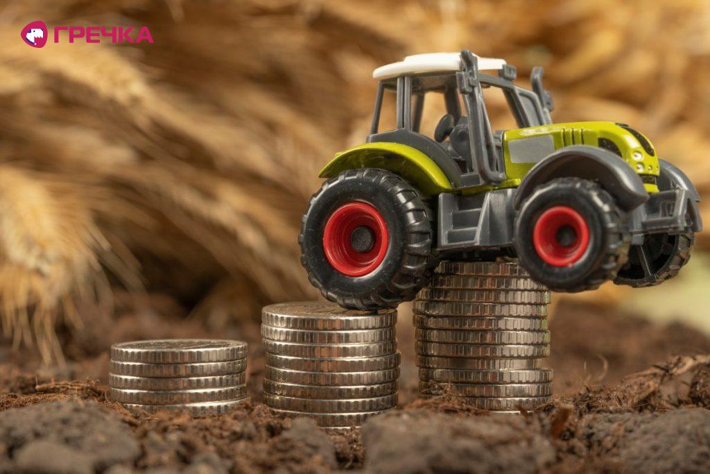 Fermer traktor groshi