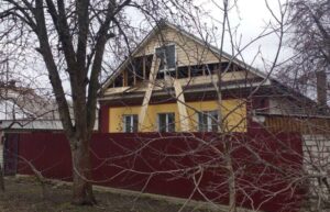 Олександрія, будинок пошкоджений внаслідок атаки дронами