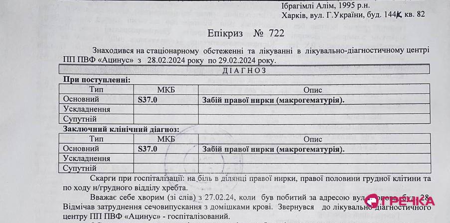 Довідка Алім підозрюють