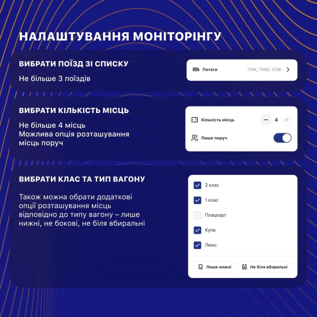 відстежити квитки на поїзд 2