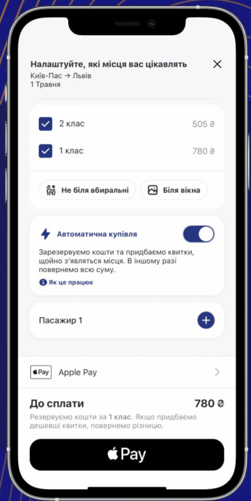 автовикуп квитків на поїзд  