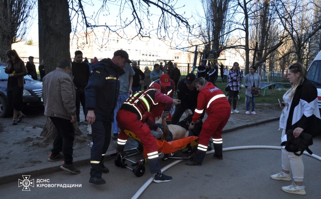 Ликов пожежа у Кропивницькому