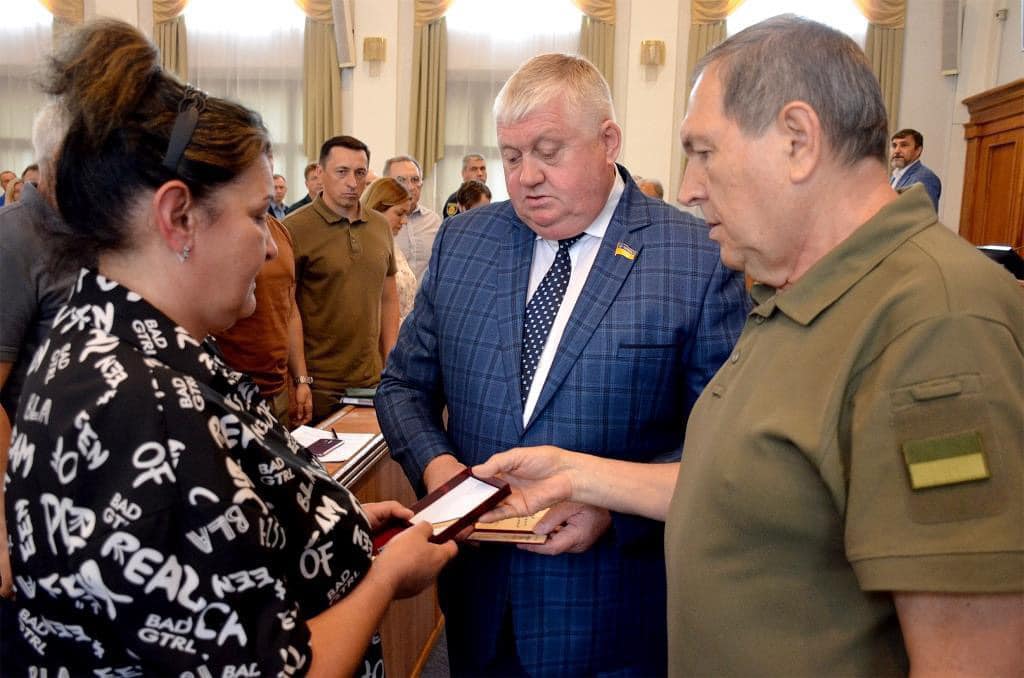 Береза Владислав передали орден