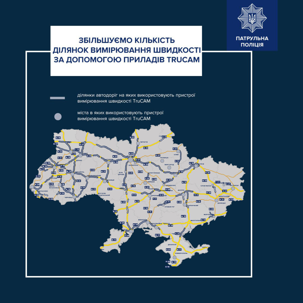 трукам по україні фіксація швидкості на трасах