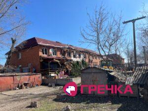 Будинок на Братиславській завали після атаки дронів
