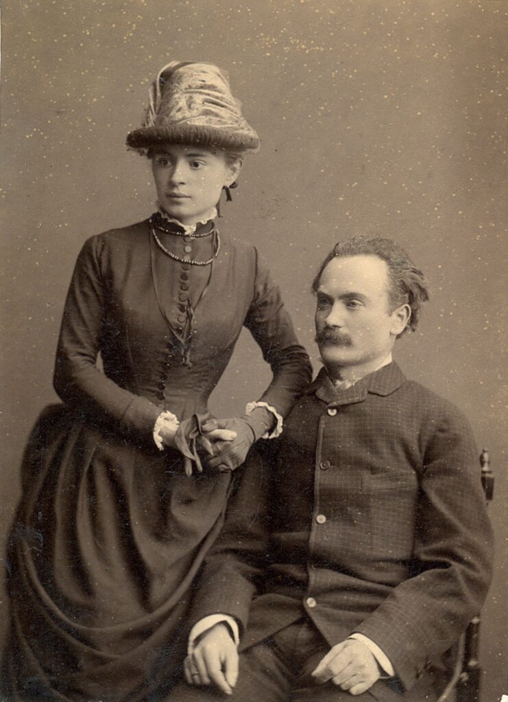 Іван Франко і Ольга Франко, 1886 р.