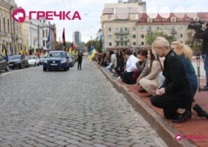 траурний кортеж військових полеглих центр Кропивницький