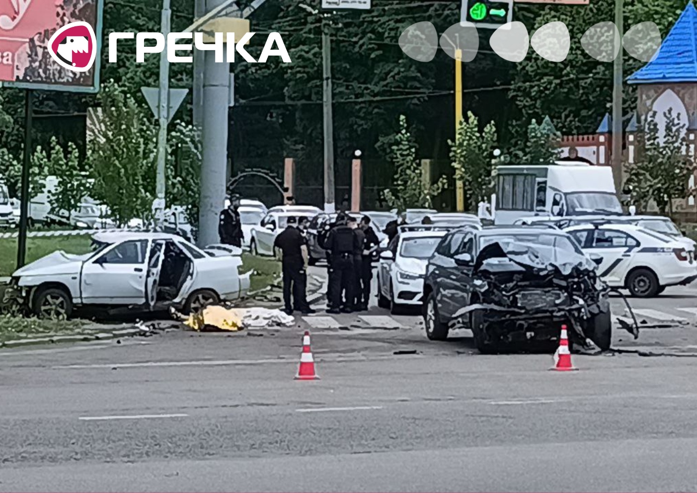 ДТП на перехресті Вокзальної і Тельнова Кропивницькому