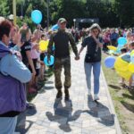зустріли з полону Долинська громада Віталій