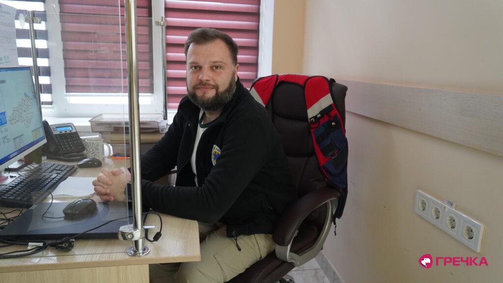 Валентин Шаханов, завідувач Центрального оперативно-диспетчерського управління екстренки 