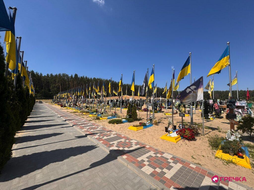 Сектор почесних поховань, Ірпінь 2025