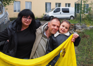 У Гайвороні зустріли звільненого з полону Дмитра Мазурика