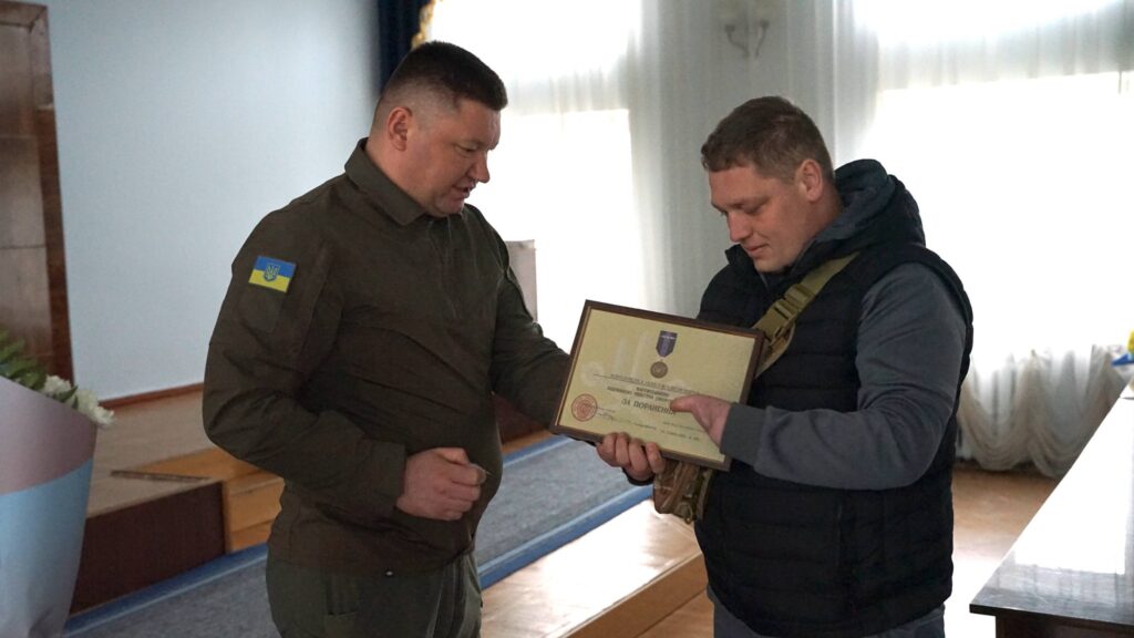 Іван Бондаренко отримав медаль «За поранення»