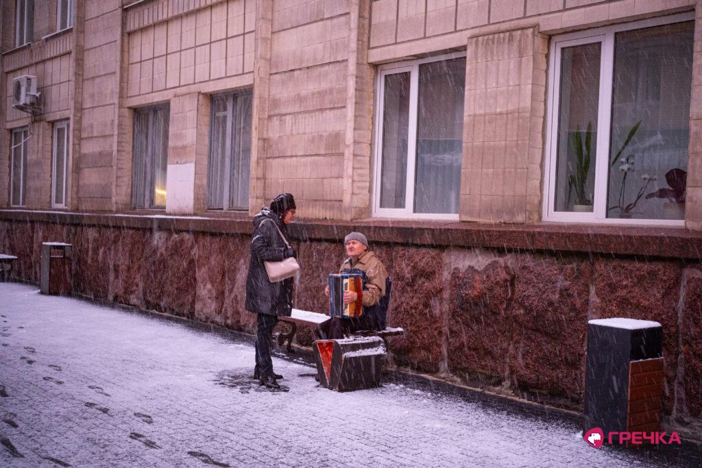 перший сніг у Кропивницькому 2025