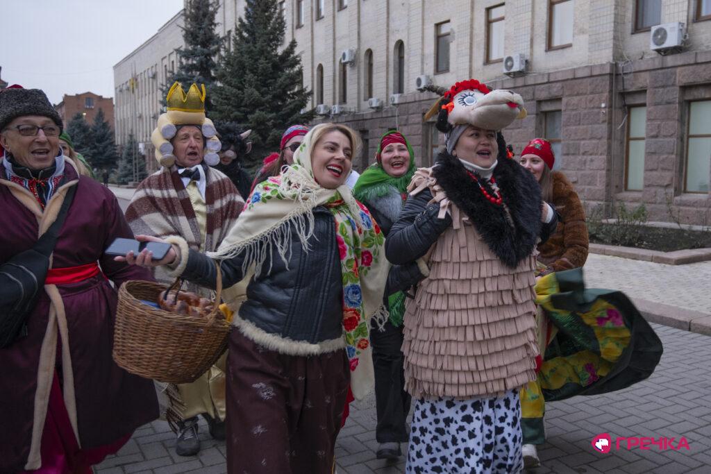 Учасники коляди у Кропивницькому
