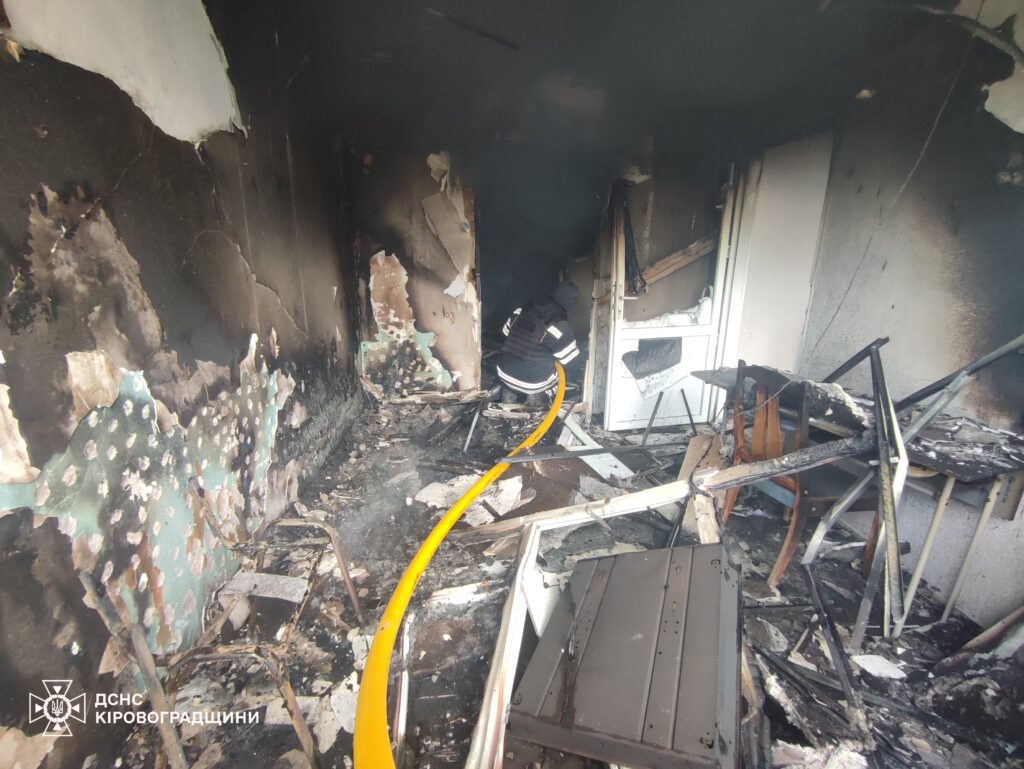 Наслідки ворожого удару по Кіровоградщині 13 грудня