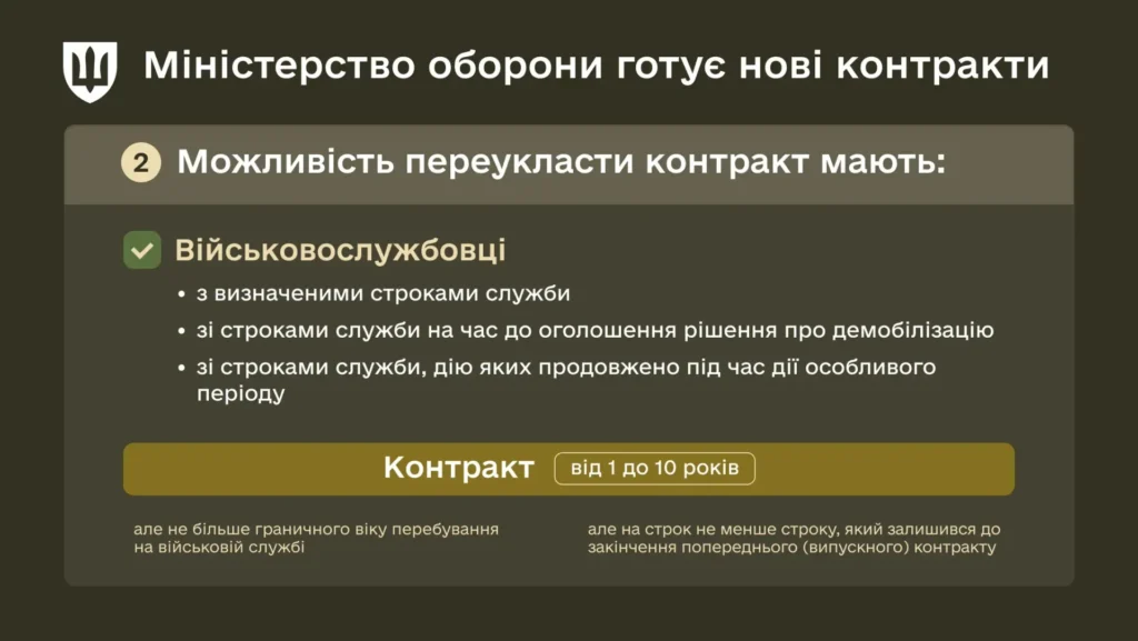 переукласти контракт
