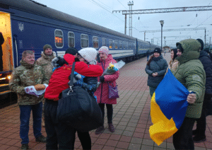 повернувся з полону Звягінцев Знамʼянська громада зустріли