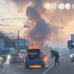 загорілося авто у Кропивницькому 20 січня