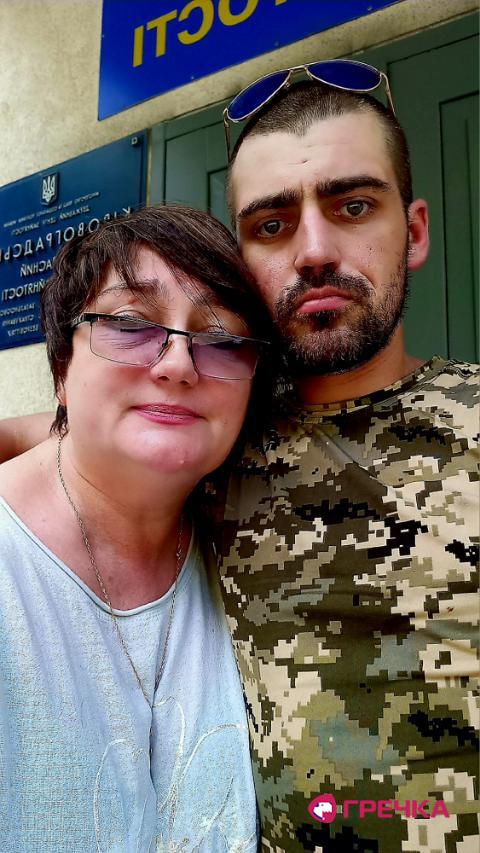 Євгеній Великий з мамою Світланою