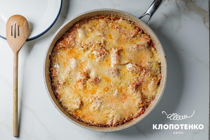лазанья на сковороді без духовки