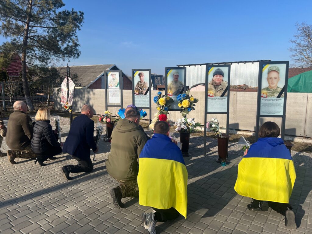Артем Швидкий вшанував полеглих земляків