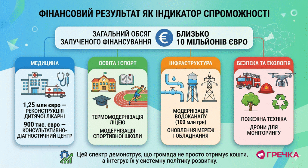 фінансування від ЄС яке отримала громада Долини