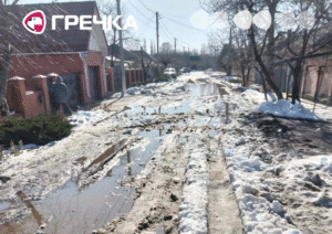 Дорога по вулиці Миколи Міхновського у Кропивницькому