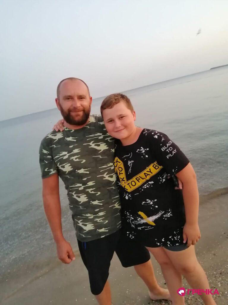 Олексій Касяненко з сином