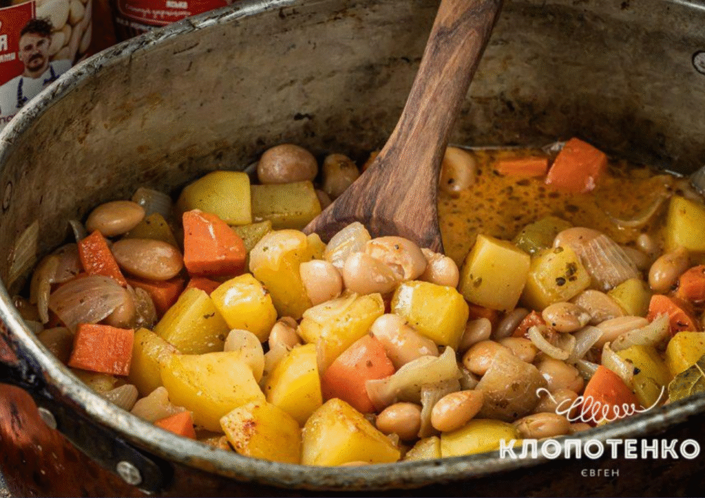 рагу з квасолею рецепти у піст
