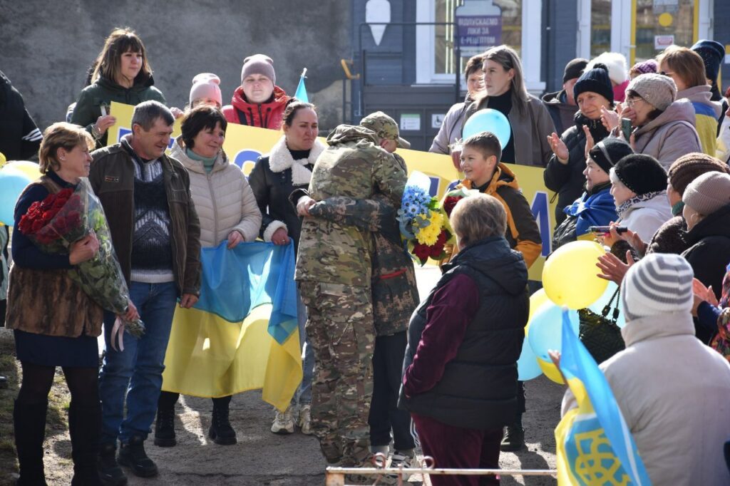 Сергій Лайкін зустріли повернувся з полону