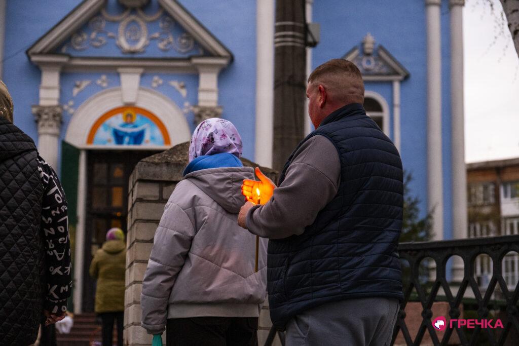 свічка Гарнізонний храм Великдень у КРопивнцькому