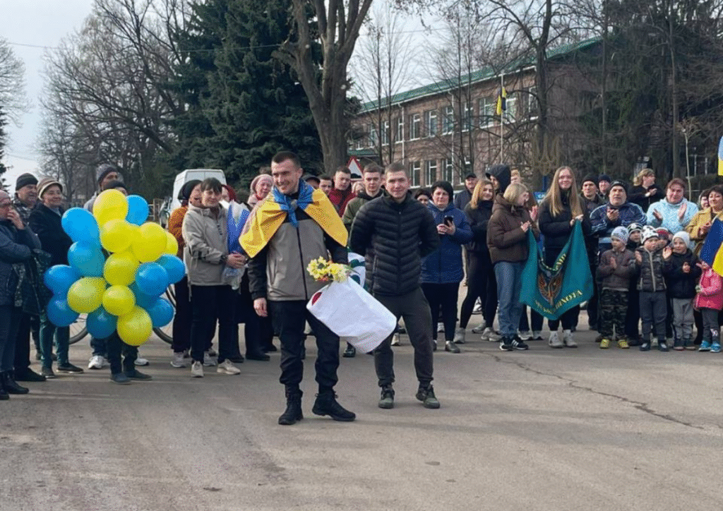 звільнений з полону Малюга