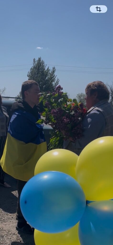 Заваллівська громада зустріла з полону Михайло Швець