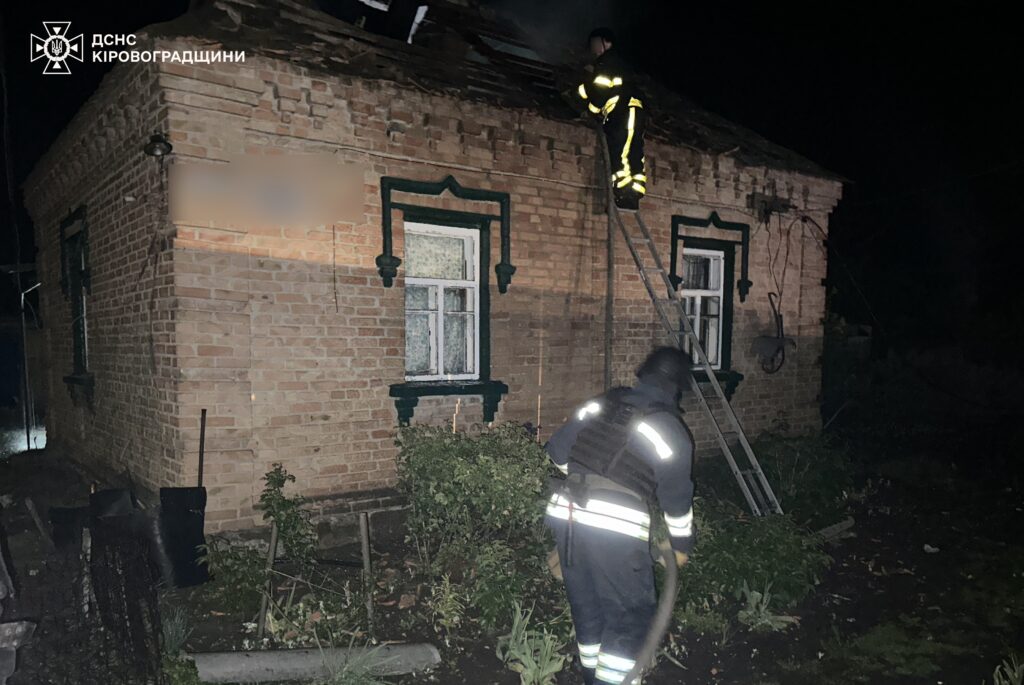 Пошкоджений будинок у Кропивницькому районі атака дронами 18 травня