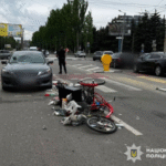 ДТП зіткнувся з велосипедисткою
