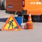 рух транспорту перекрили дорогу