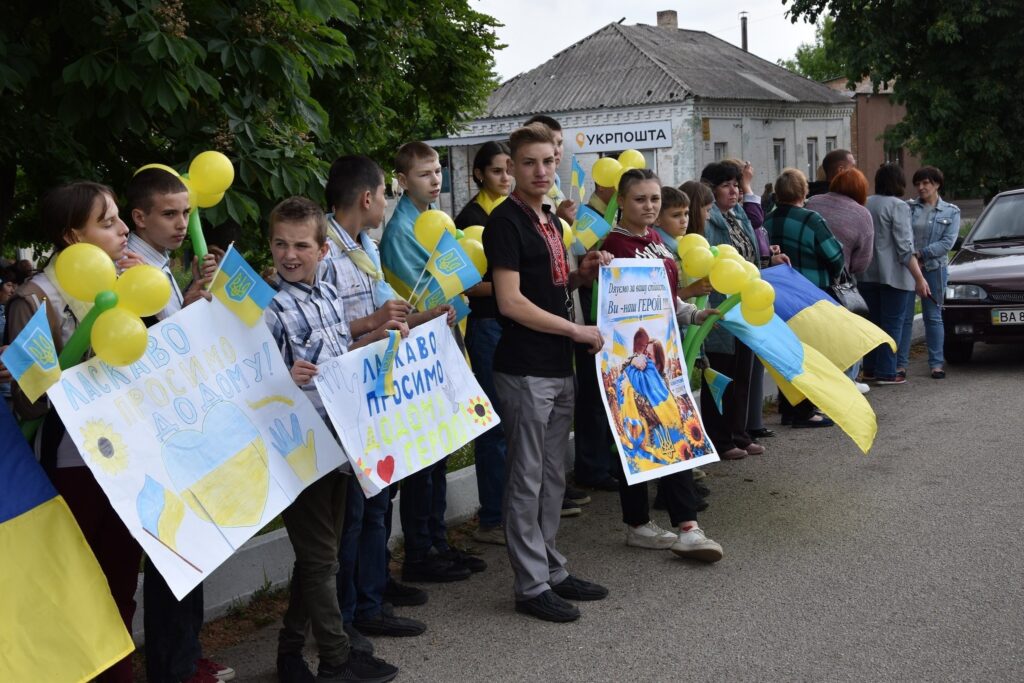 Володимир Резніченко зустріли звільнеого з полону