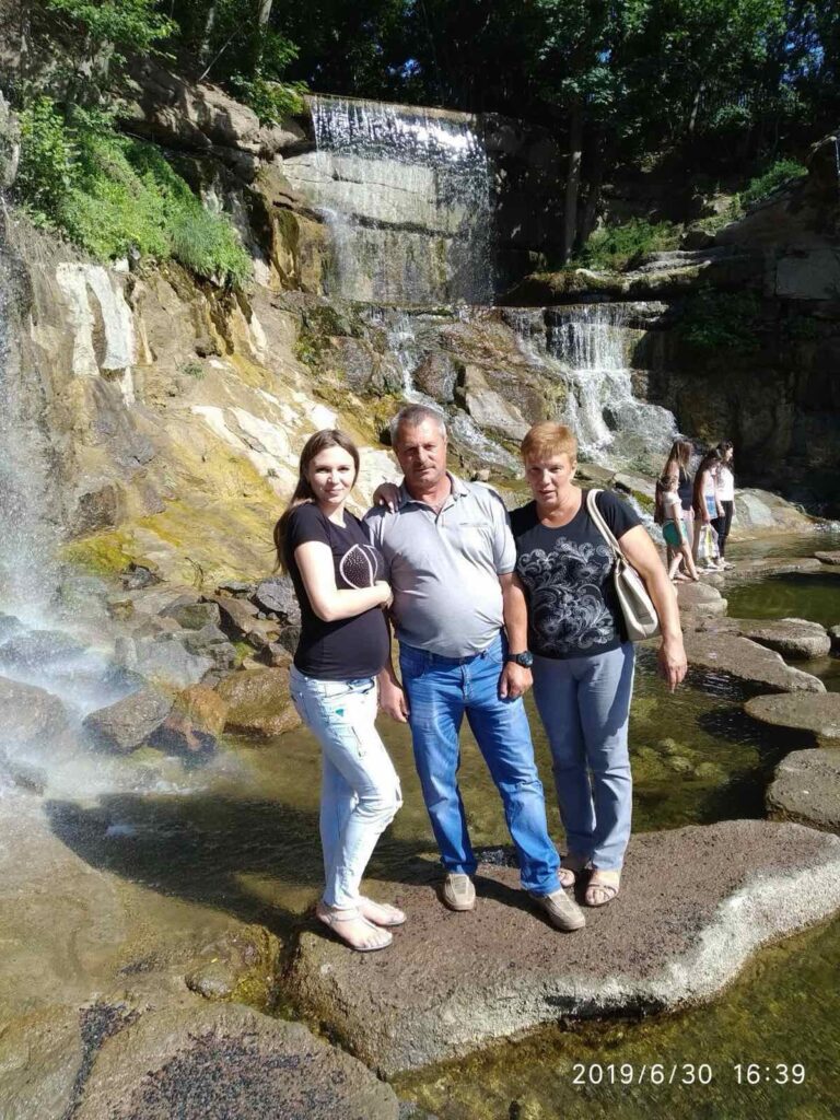 Вадим Глущенко з дружиною та донькою