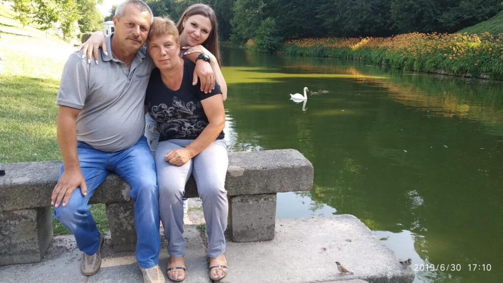 Вадим Глущенко з дружиною та донькою Софіївка