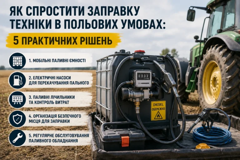 заправка техніки в польових умовах